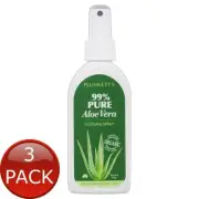 3 x Plunkett A/Vera Spry 99% 125Ml