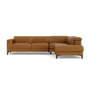 Cameo 5.5 seat right facing corner terminal with electric recliner, electric headrest & adjustable headrests