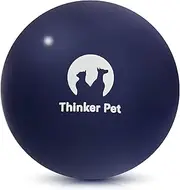 Dog Balls Indestructible, Solid Rubber Bouncy Fetch Ball for Aggressive Chewers, Durable Chew Toy for Large Dogs (Large 3.3" - Blue)