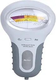 Water Tester, Water Quality PH and Chlorine Level CL2 Tester Meter for Swimming Pool. Spa, Hot Spring, Water Quality Testing Monitor Meter