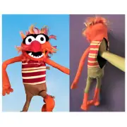 ANIMAL PUPPET MUPPET HAND CRAFTED TOY SESAME STREET KERMIT ERNIE ELMO JUGUETE FX