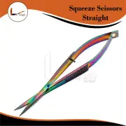 Snip-Eze Easy-Squeeze Scissors 4.5" Embroidery Sewing (Straight) Multi-Color