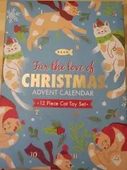 New Cat Toy Advent Calendar 12-Piece Assorted Set Mouse Crinkle Ball Fur The Lov