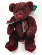 EBOT RUSS BERRIE vintage Mulberry teddy bear bears from the past wine plush
