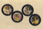 GIRLS TRAITS (4) Black Flat Bottle Cap HANDMADE Accents scrapbooking