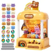 Bear Kids Claw Machine,Candy Vending Grabber,Prize Dispenser Toys for Girls a...