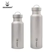 Pure Titanium Water Coffee Tea Bottles Flasks Portable Outdoor Camping Travel