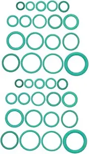 540 Pcs Air Conditioning Sealing Ring Car Air Conditioner O Rings Ac Seal Kit Sealing Gasket Car Repairing Supplies Air Conditioner Rubber Rings Dingqingqingguo Green Mobestech