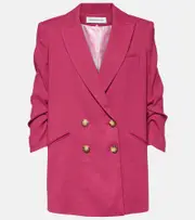 [Veronica Beard] Veronica Beard Kiernan linen-blend blazer AU 14 red