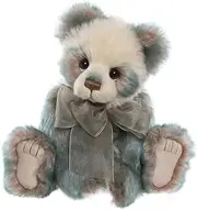 [Charlie Bears] Bea Teddy Bear Plush Collectable Soft Stuffed Toy with Bow