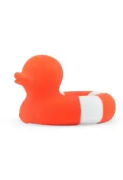 Flo the Floatie Red Bath Toy Natural Rubber