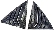 XEBRAD Side Shutter Cover Trim Sticker, for Toyota, Camry Sedan 2006-2011 Vent Scoop ABS Carbon Fiber Accessories Car Rear Louver Window Car Louver Cover