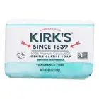 Kirk's Soap Bar Fragrance-Free Castile 4 oz (Pack of 3)