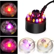 10Pcs Mist Maker Fountain Mister Fogger Small Pond Fog Machine with Adapter