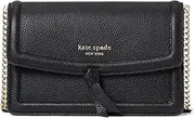 [Kate Spade New York] Knott Pebbled Leather Flap Crossbody