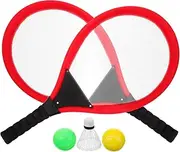 CLISPEED 1set Portable Badminton Racket for Boy Girl Tennis Rackets Outdoor Sports Toys for Boys Girls Fun Parent-boy Girl Interaction Fitness Activity