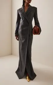 [Carolina Herrera] Double-Breasted Wool-Blend Coat