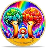 Family Tree Love Challenge Coin - Forever Thankful and Loving Medallion - Heartfelt Gift for Parents, Families, and Collectors - Your Love Has Shaped My World Commemorative Token