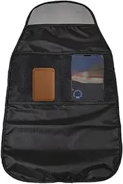 Maciun Seat Back Protector For Kids - Multipurpose Safety Seat Kick Cover | Car Interior Accessories, Waterproof Auto Seatback Storage Bag For Kids Adults
