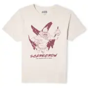 Batman Villains Scarecrow Unisex T-Shirt - White Vintage Wash