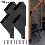 Sturdy and Reliable Pergola Angle Brackets For 2x4 Wood Post Connector