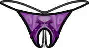 [GRRKDFQ] Women's Erotic Costumes Panties Crotchless G String Briefs