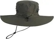 Opreng Unisex Bucket Hats Wide Brim UPF 50+ Foldable UV Protection Sun Hats Hiking Beach Fishing Summer Safari Hat