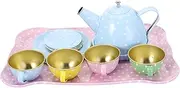 HONITANO 15pcs Boys and Girls Tea Set Toy Playset for Boys Girls Mini Kitchen Toy Safe Plaything