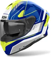 Airoh Spark 2 Chrono Helmet, blue-yellow, Size S for Men Blue Yellow