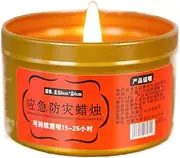 Long Burning Survival - Reliable Power Outage Candle | Durablee Survival Candles Provide Extended Illumination | Smokeless Lighting Tool Ideal for Outdoors, Camping, and Power Failures