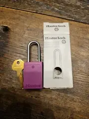 Free Shipping 1 New MASTER LOCK S31PRP Lockout Padlock Purple 1-7/8 S31prp