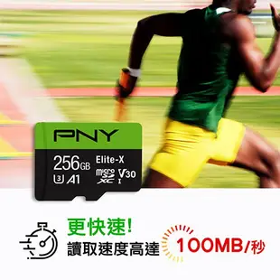 PNY Elite-X microSDXC U3記憶卡 (64/128/256GB)