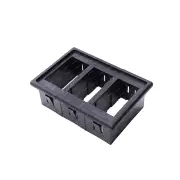SAAS Carling type Switch Panel 3 x Switch Housing ARB holder Rocker Switch
