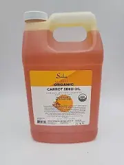 ORGANIC CARROT SEED OIL- 4 LBS/ 64 OUNCES 100% PURE ORGANIC EXP 09/26