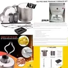 GC MINI PRO PROPANE KILN FURNACE SMELTING KIT 5oz GOLD SILVER COPPER METAL SCRAP