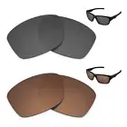 EYAR Polarized Replacement Lenses for-Oakley Jupiter Squared Black&Brown