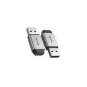 Alogic ULACMN-SGR ULTRA MINI USB-A TO USB-C ADAPTER SPACE GREY