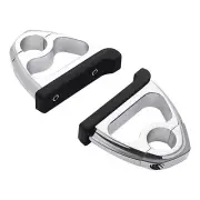 Chrome 1 1/4" Engine Guard Toe Rests Highway Foot Pegs Fit For Harley Touring