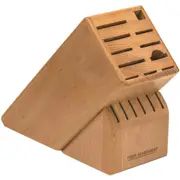 Peer Sorensen 26cm Beechwood 17-Slots Knife Block Kitchen Storage Holder Brown