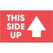 1000 - #DL1481 3x5" This Side Up (Arrow) Label