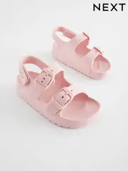 Pink Two Strap Sandals (N35077) | $20 - $24