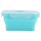 Portable Silicone Lunch Box Folding Microwave Safe Lunchbox Food Container