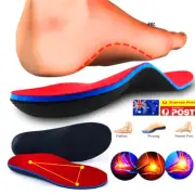 Orthotic Insoles Insert Shoes High Arch Support Plantar Flat Feet Fasciitis Foot