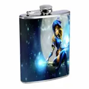 Hot Anime Witches D6 Flask 8oz Stainless Steel Hip Drinking Whiskey