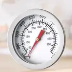 Stainless Steel Oven Thermometer Dual Scale 50 to 500 Celsius Fahrenheit