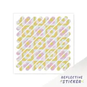 Reflective Frame Stickers Safety Decal MTB Bike Mountain Biking FLOWER