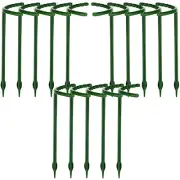 15 Pcs Plant Support Stakes Flower Climbing Frame Garden Display Stand