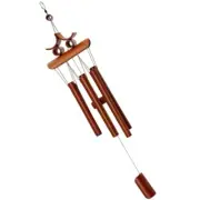 Bamboo Wind Chime Chimes Deep Tone Outdoor for outside Decor Japanese