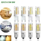 G9 E14 LED Bulb Warm/Cool White 5W=40W Halogen Capsule Light Energy Saving 8W