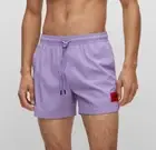 Hugo Boss Mens "DOMINICA' Light Purple Swim Trunks Beachwear Shorts XL